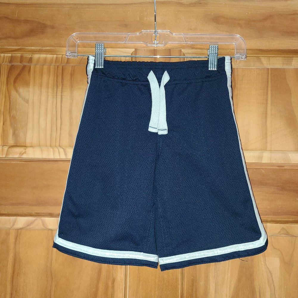 5/$20 Boys Carter's Navy Blue and White Mesh Shorts